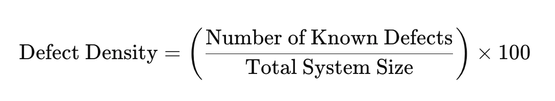 Defect Density